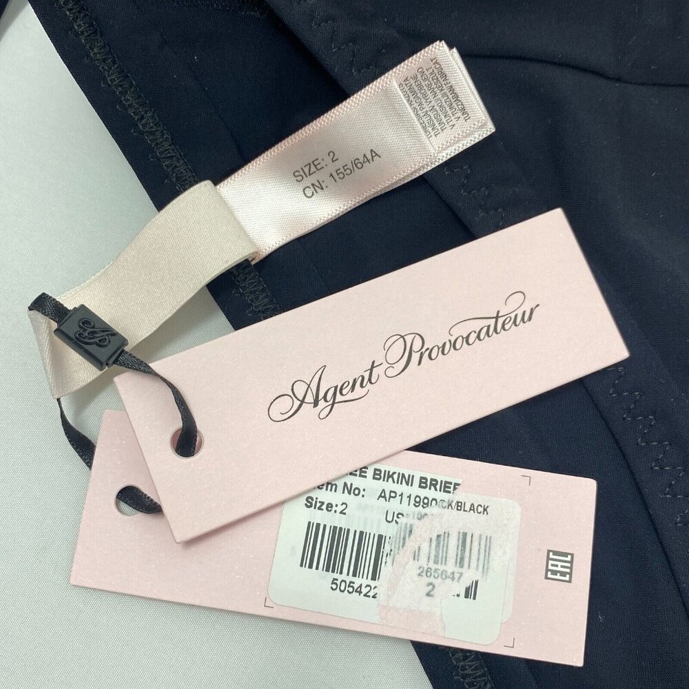 Agent Provocateur Fynlee Black Bikini Set AP2 Small NWT - Picture 13 of 14
